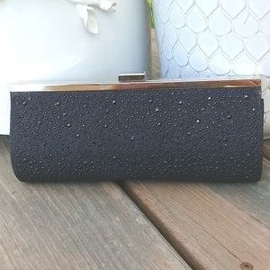 Black evening clutch NWT